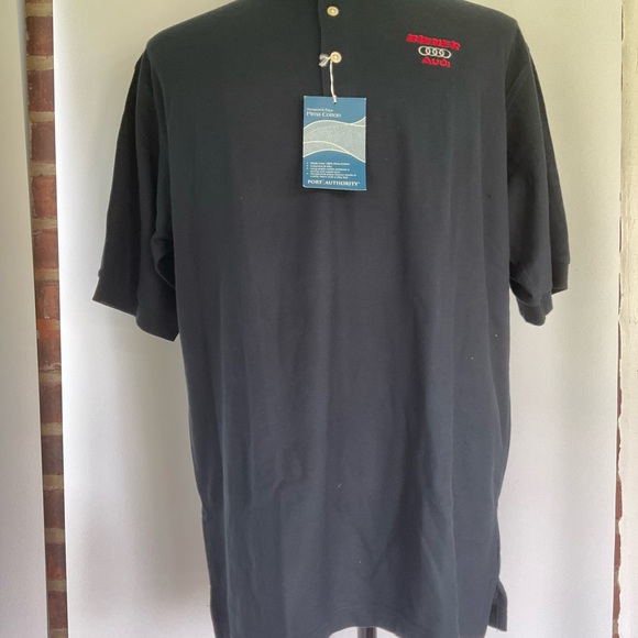 Port Authority Audi Biener Polo Shirt Black Dealership Logo Size XL New !!! - Picture 1 of 5
